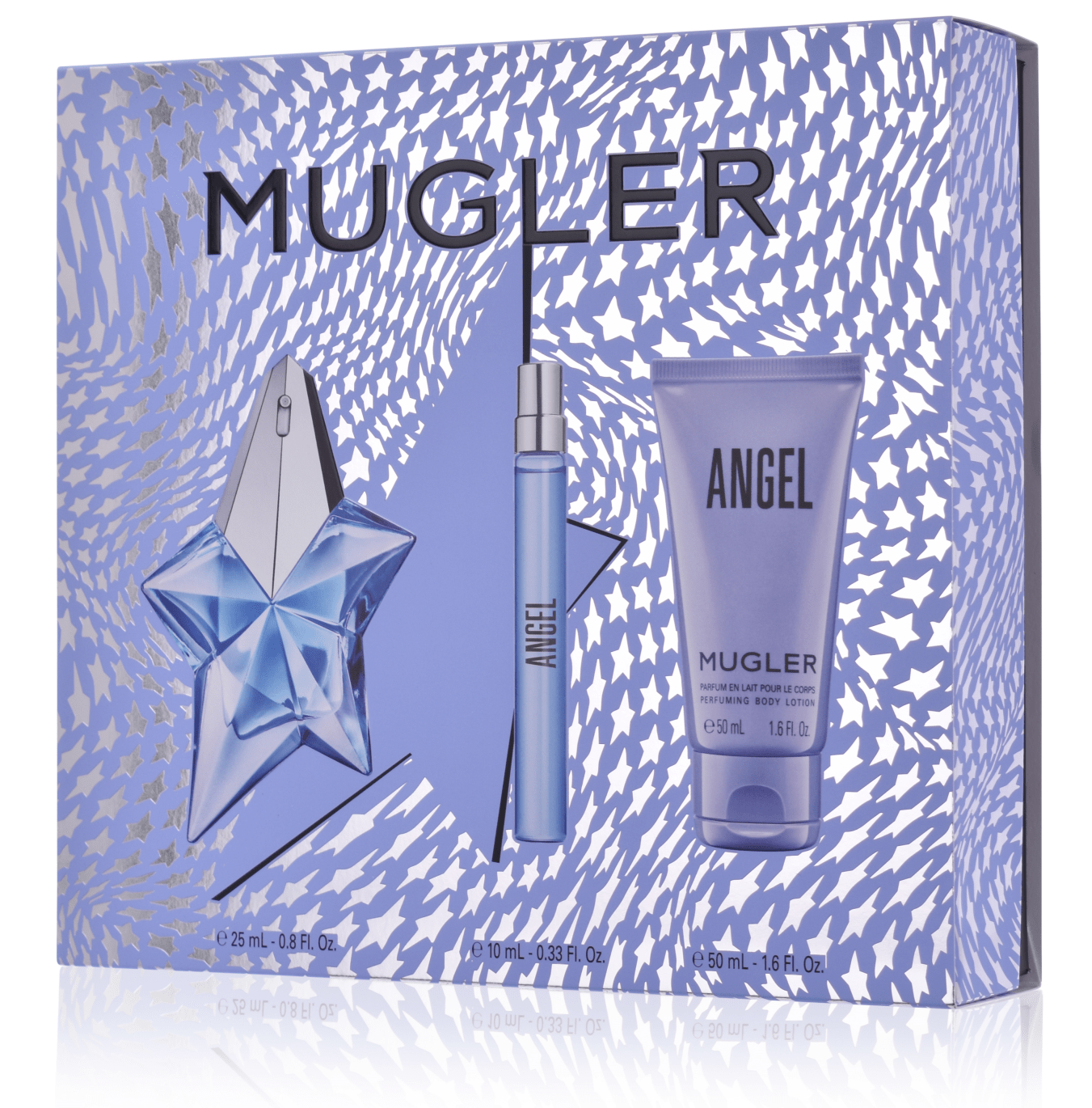 Thierry Mugler Angel 25 ml Eau de Parfum + 10 ml Eau de Parfum + 50 ml Body Lotion