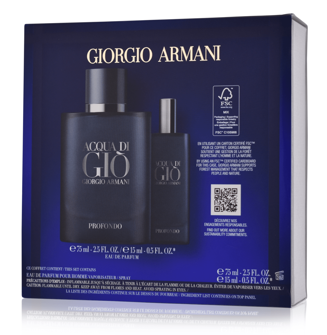 Armani Acqua di Gio Profondo 75 ml + 15 ml Eau de Parfum  