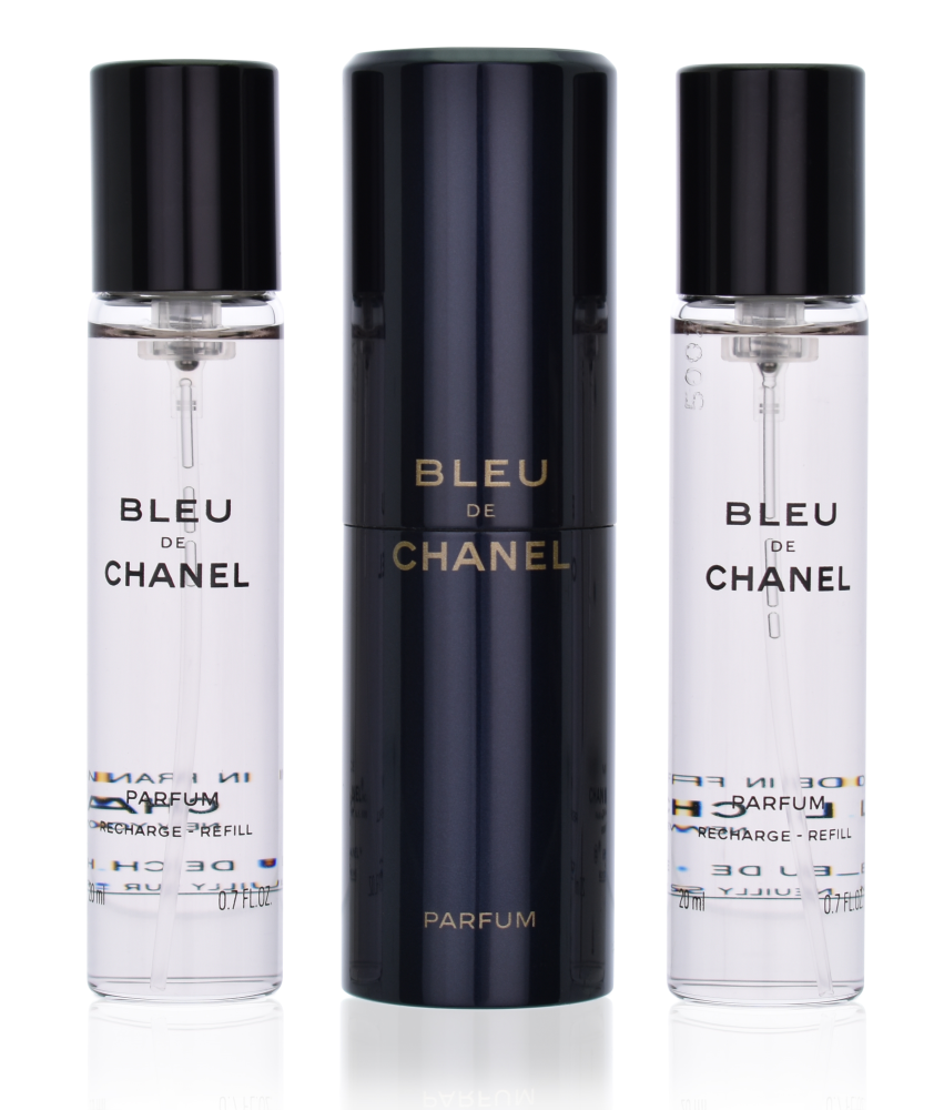 Chanel Bleu de Chanel Parfum pour Homme Twist and Spray 3x 20 ml