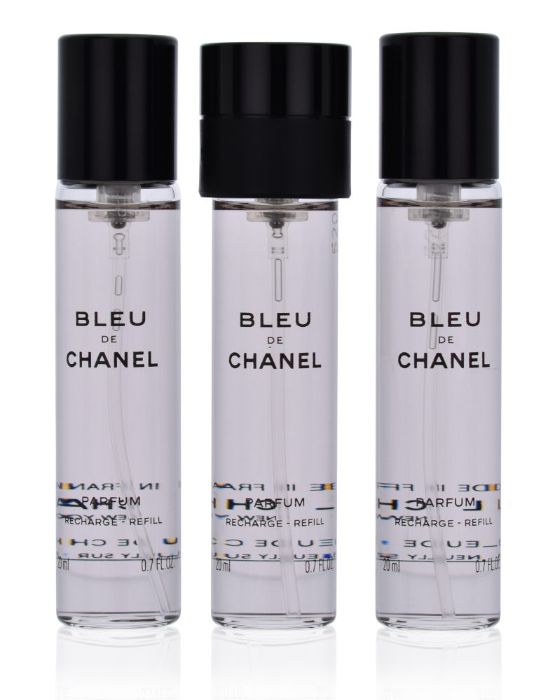 Chanel Bleu de Chanel Parfum pour Homme Twist and Spray Recharges 3x 20 ml