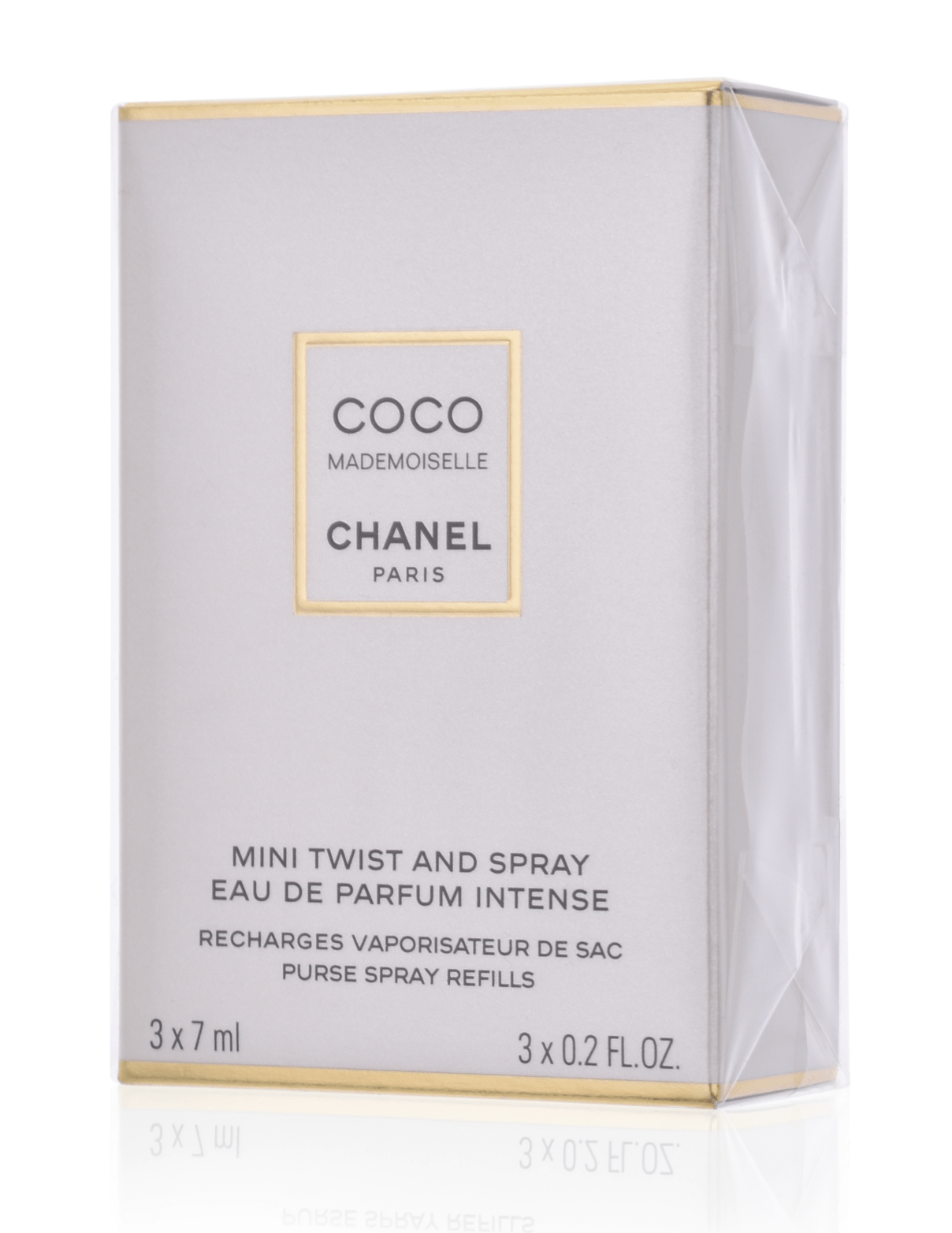 Chanel Coco Mademoiselle 3x 7 ml Eau de Parfum Intense Twist and Spray Refill