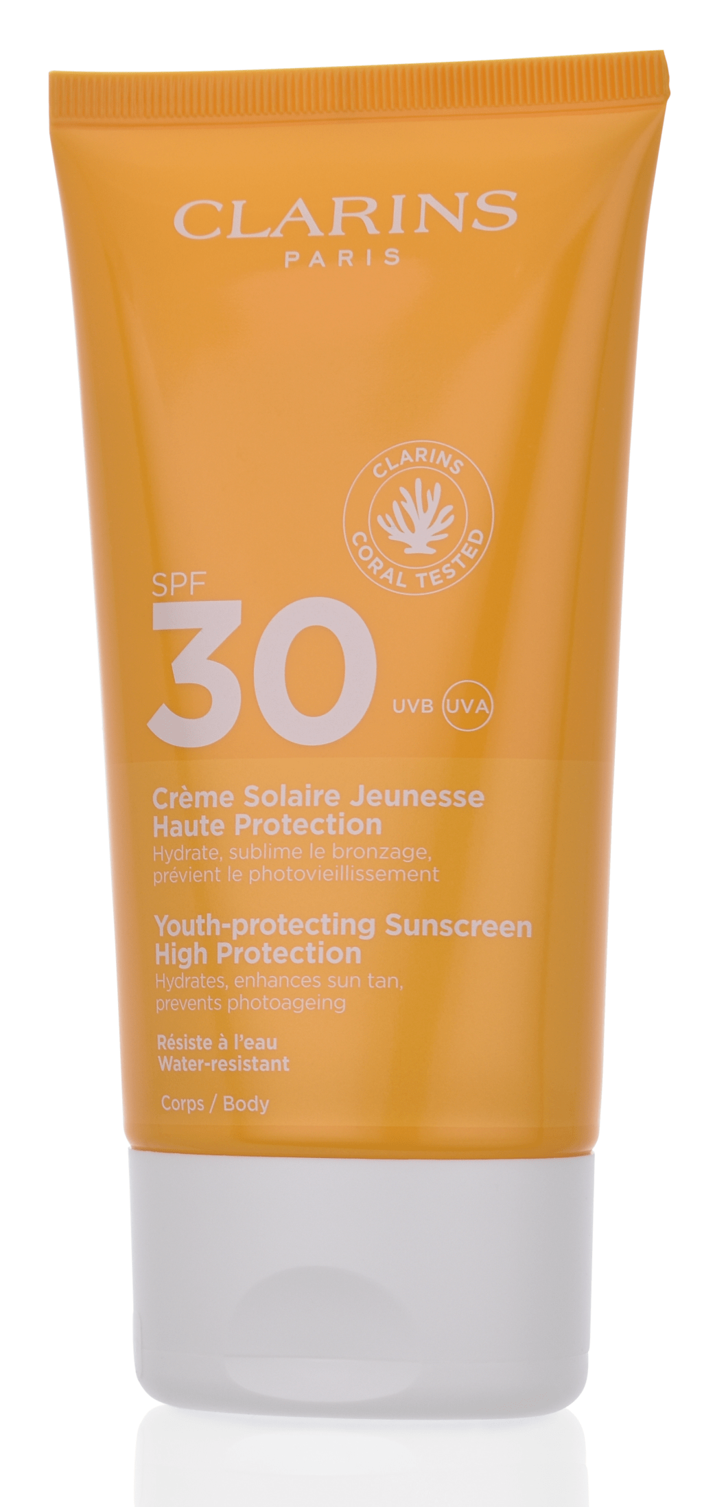 Clarins Crème Solaire Jeunesse Haute Protection Corps UVB/UVA 30 - 150ml