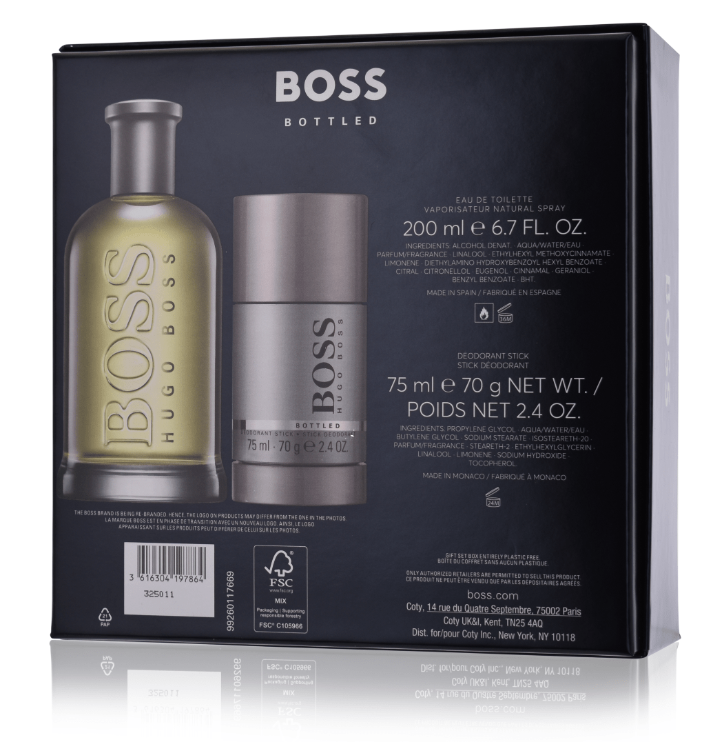 Boss Bottled 200 ml Eau de Toilette + 75 ml Deodorant Stick 