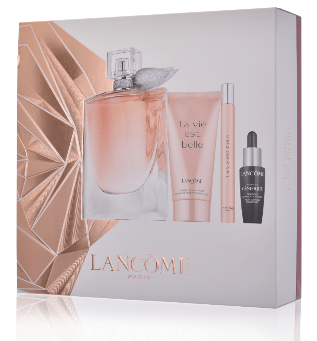 Lancome La vie est belle 100 ml Eau de Parfum + 10 ml EDP + 50 ml BL + Advanced Genifique 10 ml