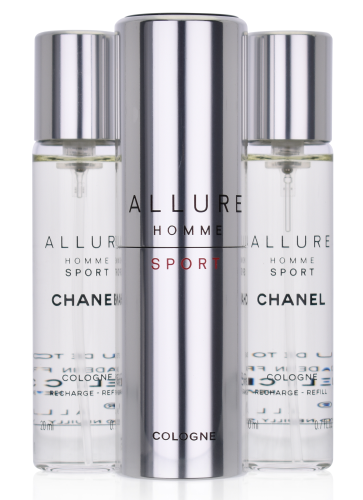 Chanel Allure Homme Sport Cologne 3x 20 ml Travel Spray