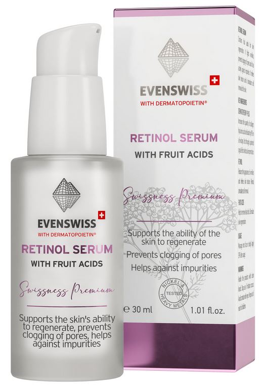 Evenswiss Retinol Serum with Fruit Acids 30 ml   
